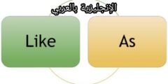 الفرق بين as و like في الإنجليزية