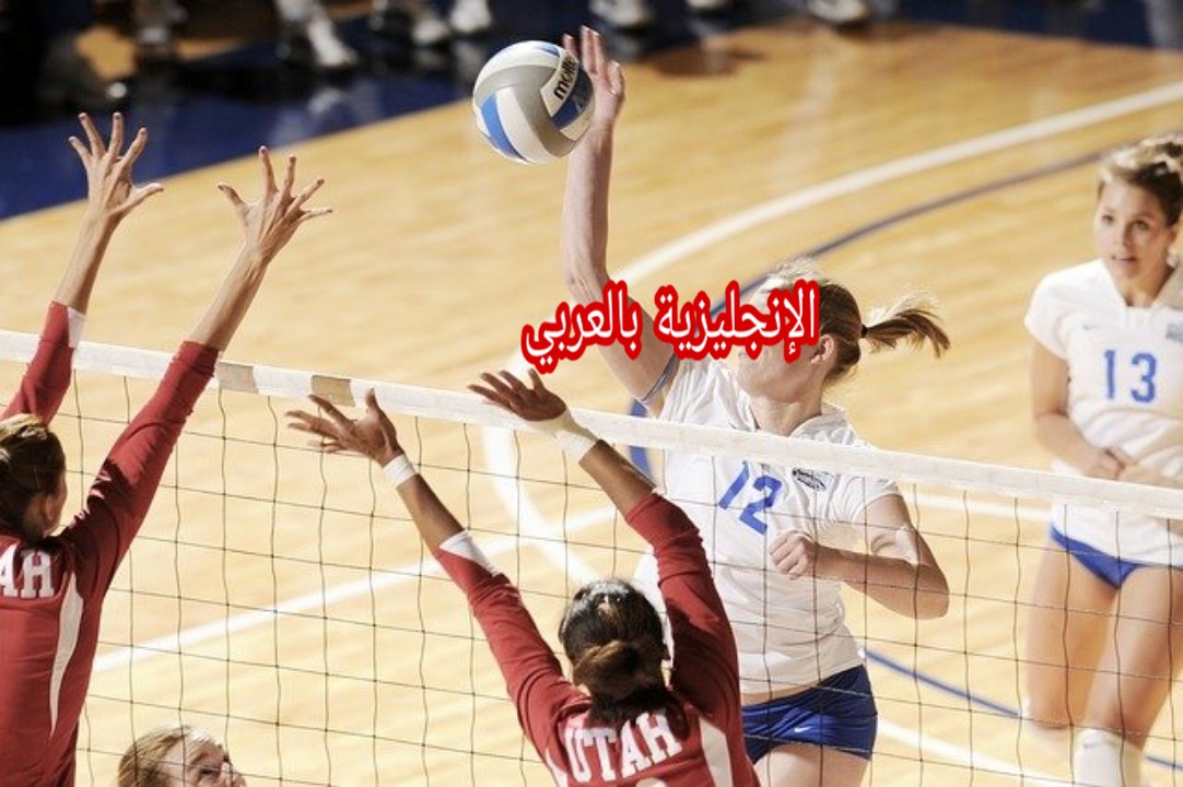 مفردات رياضة كرة الطائرة بالإنجليزية