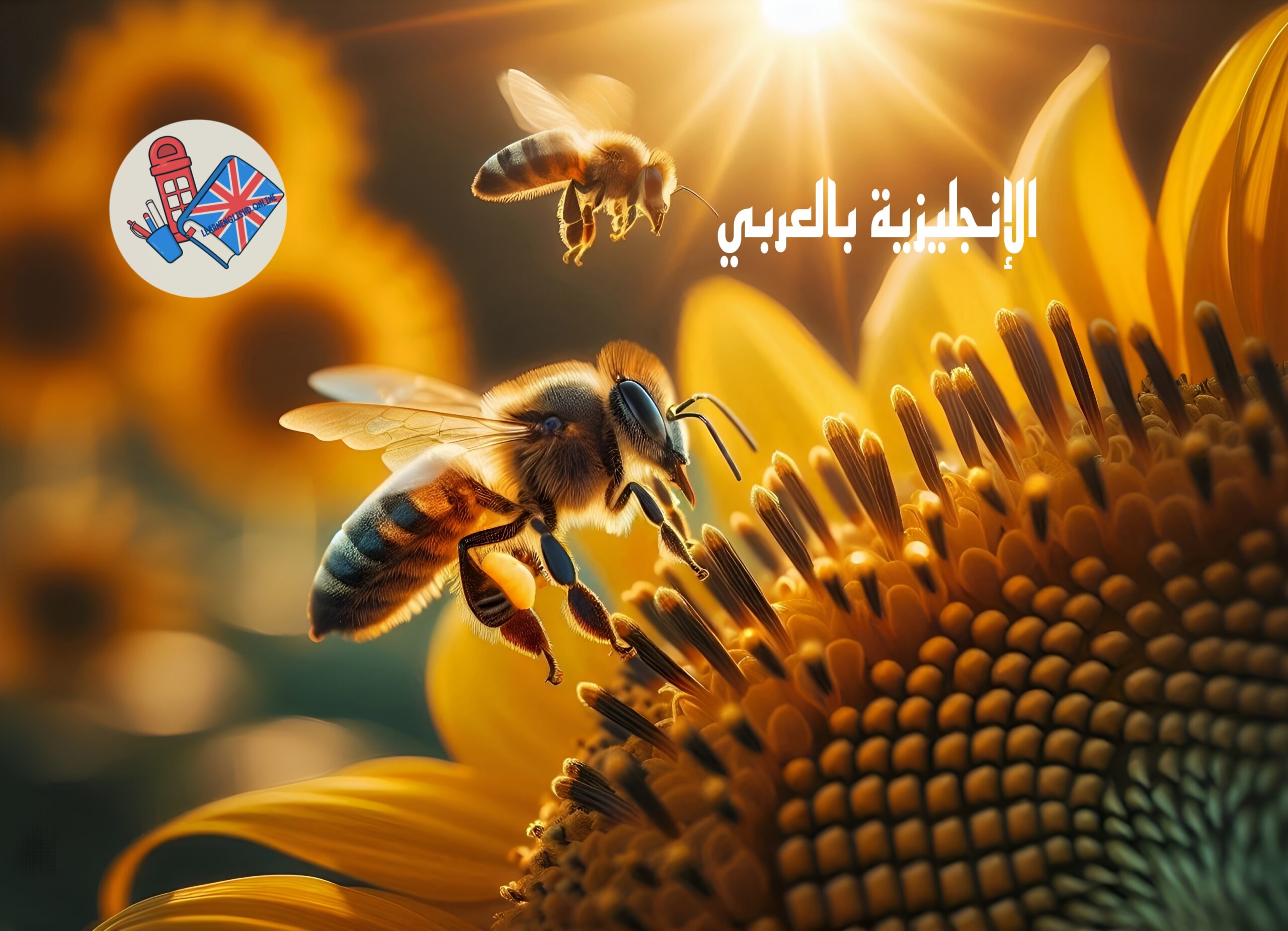 موضوع ودرس حول النحل والعسل بالإنجليزي والعربي